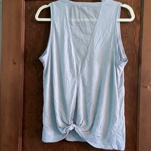 Old Navy Tie Back Workout Tank
